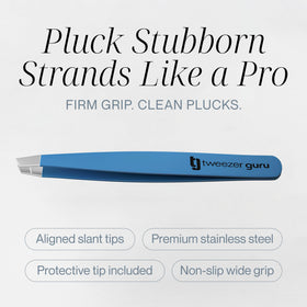 TWEEZER GURU tweezers in protective sleeve