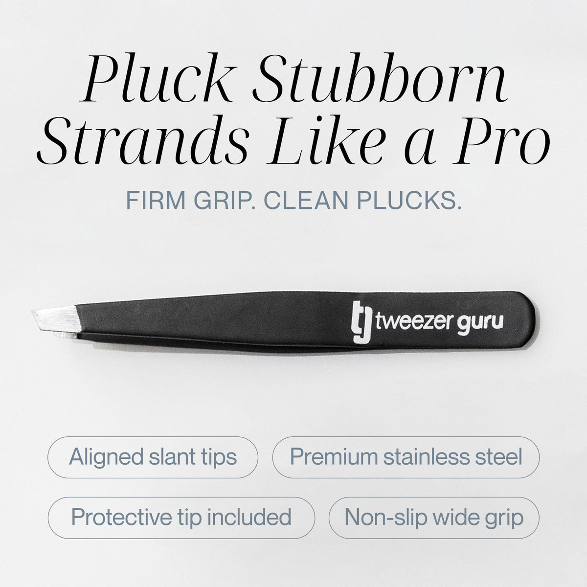 TWEEZER GURU tweezers showing sharp tips