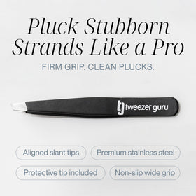 TWEEZER GURU tweezers showing sharp tips