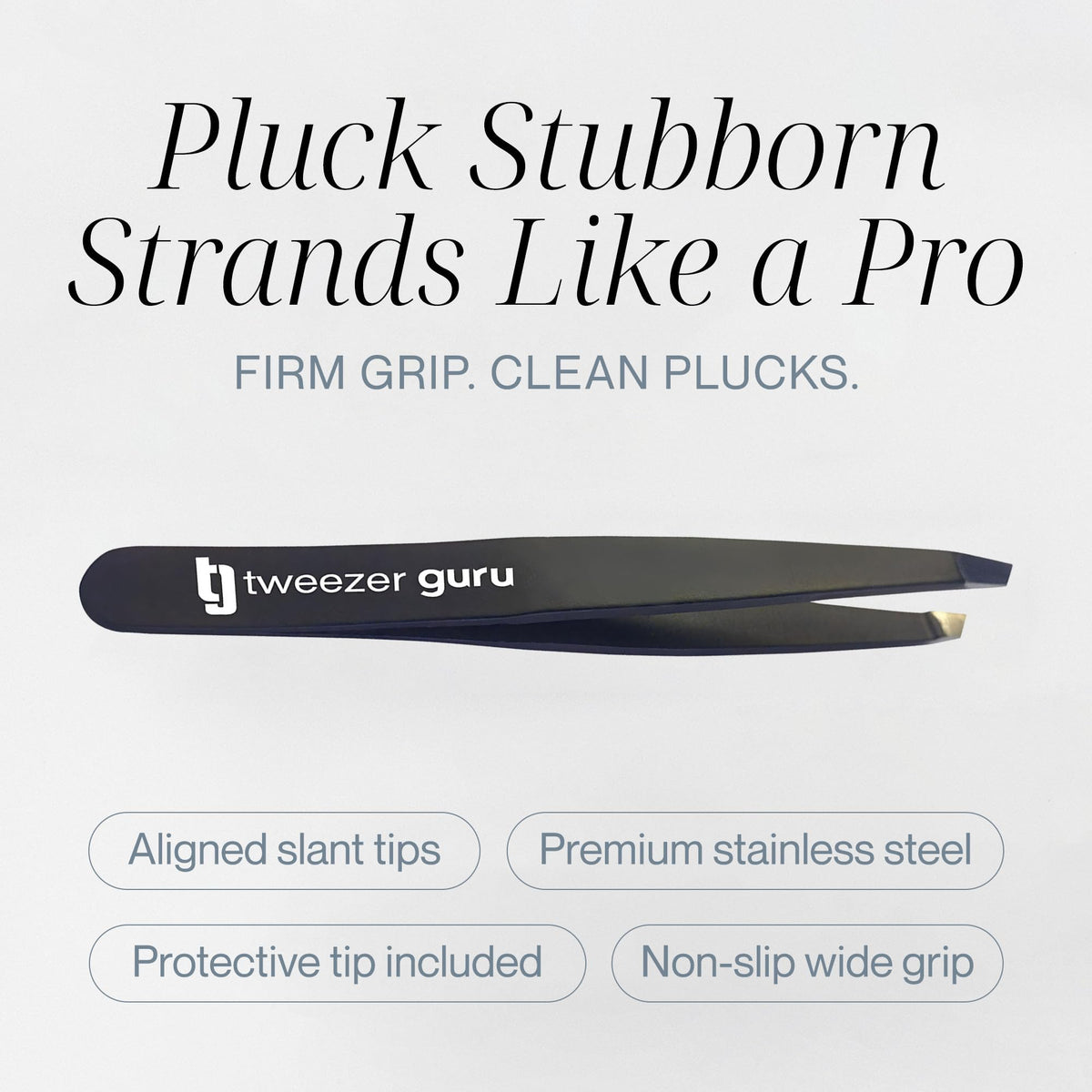 TWEEZER GURU tweezers showing sharp tips for precision