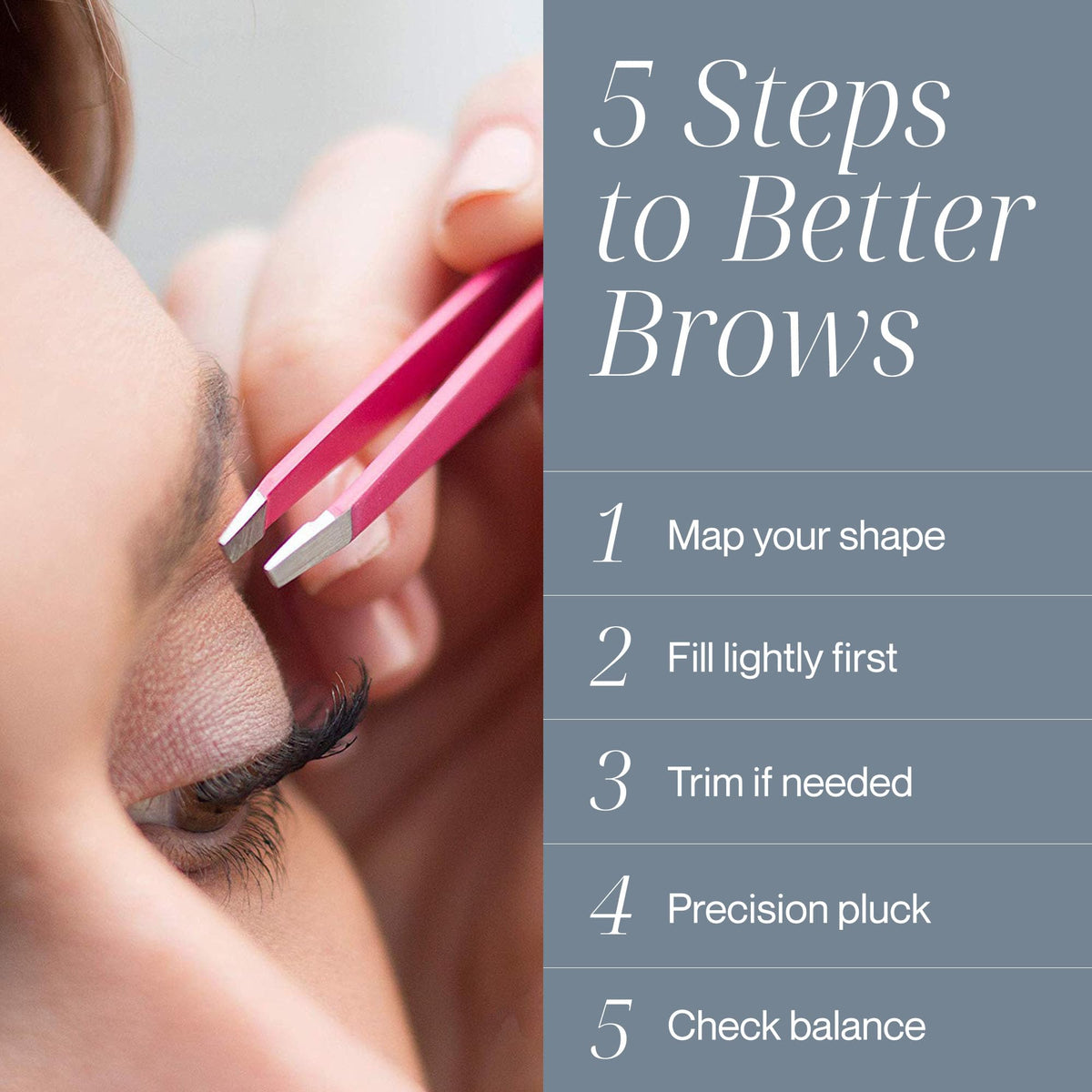 TWEEZER GURU tweezers with matte finish for better grip