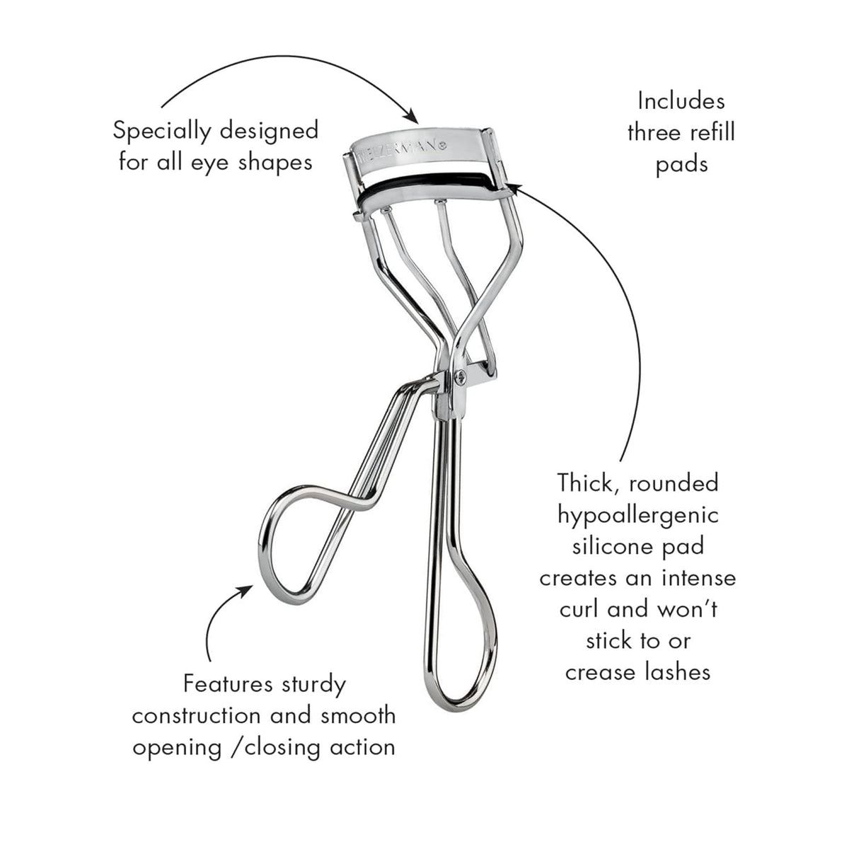 Tweezerman Classic Eyelash Curler on makeup table