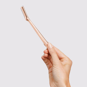 Tweezerman Facial Razor Rose Gold packaging