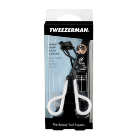 Tweezerman Great Grip Eyelash Curler with replacement pads included