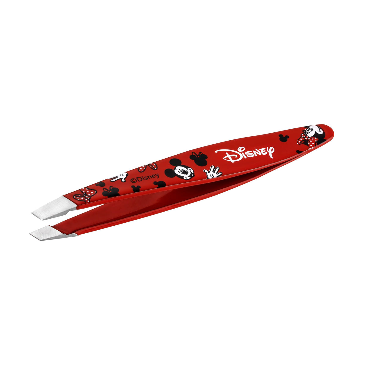 Tweezerman Mini Slant Tweezer featuring Mickey and Minnie Mouse design