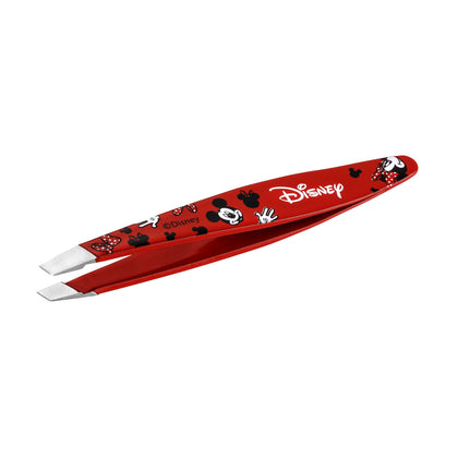 Tweezerman Mini Slant Tweezer featuring Mickey and Minnie Mouse design