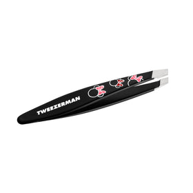 Tweezerman Minnie Mouse Mini Slant Tweezer angled tips close-up