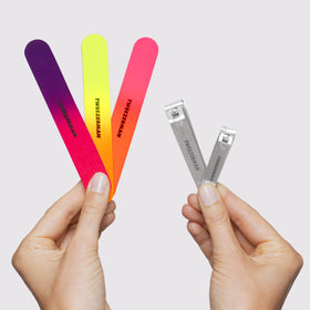 Tweezerman Nail Clipper Combo Set displayed on a countertop