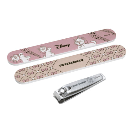 Tweezerman Nail Kit with Clipper and Nail Files featuring Disney's The Aristocats design