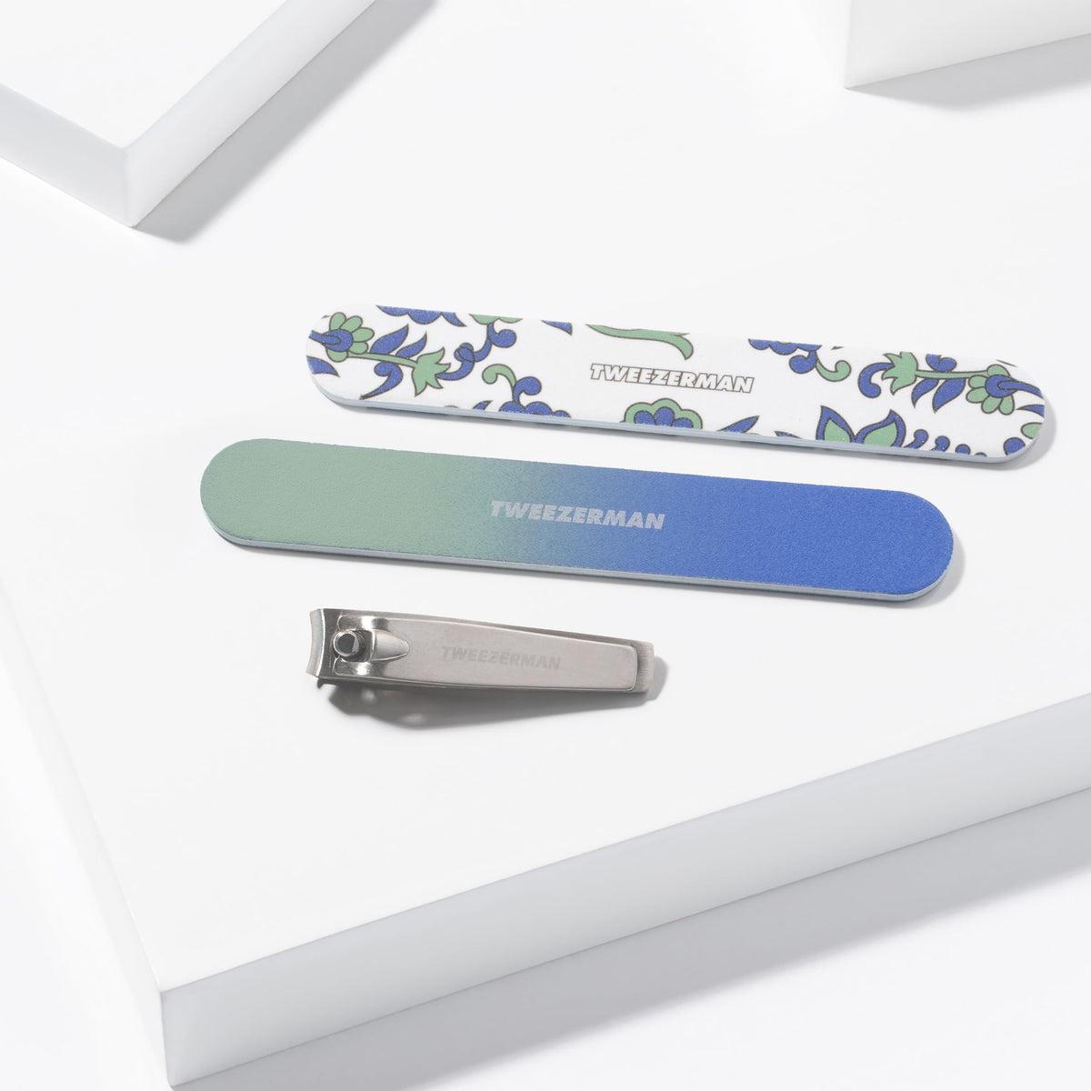 Tweezerman Nail Kit with paisley design packaging
