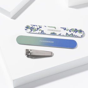 Tweezerman Nail Kit with paisley design packaging