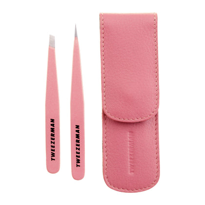 Tweezerman Petite Tweeze Set in Tea Rose front view
