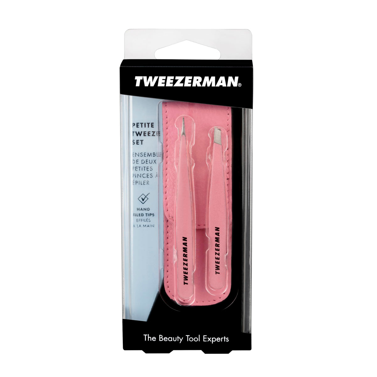 Tweezerman Petite Tweeze Set with tools displayed