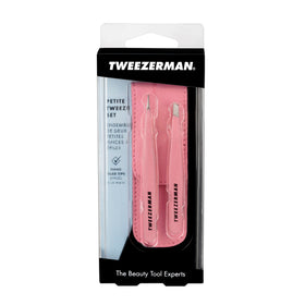 Tweezerman Petite Tweeze Set with tools displayed