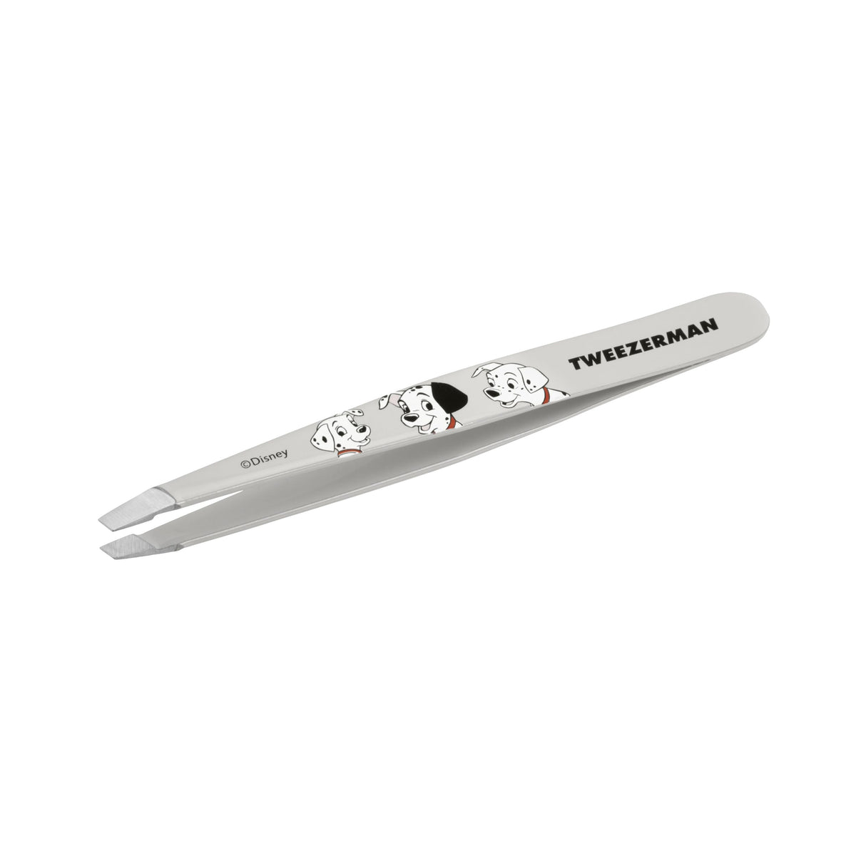 Tweezerman Slant Tweezer front view inspired by 101 Dalmatians
