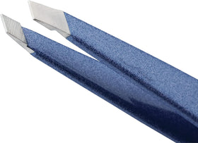 Tweezerman Slant Tweezer Granite Sky side view