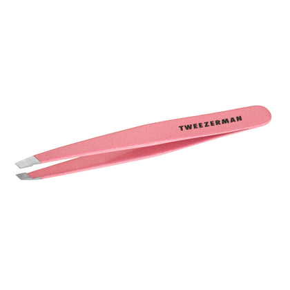 Tweezerman Slant Tweezer in Tea Rose colour, front view