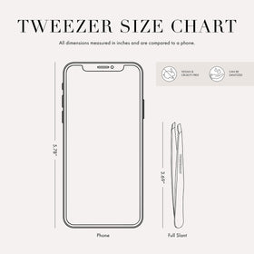Tweezerman Slant Tweezer Midnight Sky angled view
