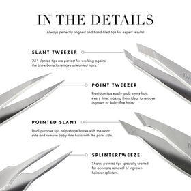 Tweezerman Slant Tweezer Midnight Sky with packaging
