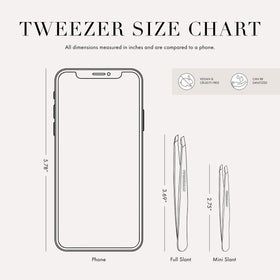 Tweezerman Slant Tweezer Neon Pink with other beauty tools