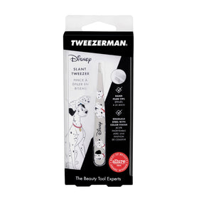 Tweezerman Slant Tweezer with a background of beauty products