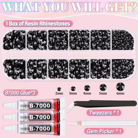 Tweezers and pickup pen for rhinestone application