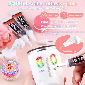 Tweezers and pickup pen for rhinestone application