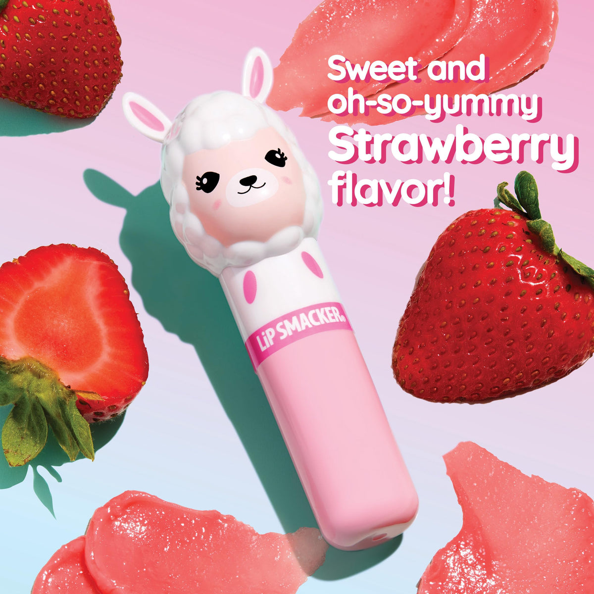 Twistable Lip Smacker Lippy Pals Llama Lip Balm side view