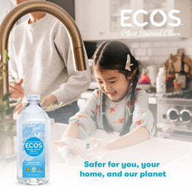 Two ECOS hand soap refill bottles side by side