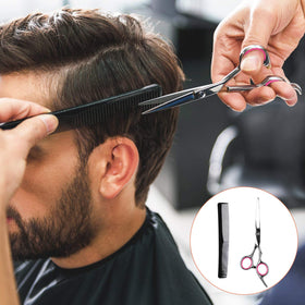 Two hairpins included in Sirabe hair cutting scissors kit