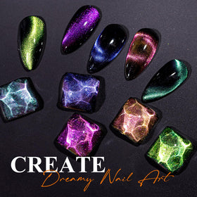 Two magnetic sticks included in MIZHSE nail polish set