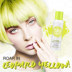 Two Punky Temporary Hair Color Sprays Leopard Yellow side by side