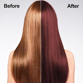 TYAYW Deep Wine Red Hair Dye Shampoo 3 in 1 500ml side view