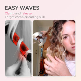 TYMO 1 Inch Curling Wand with ceramic barrels