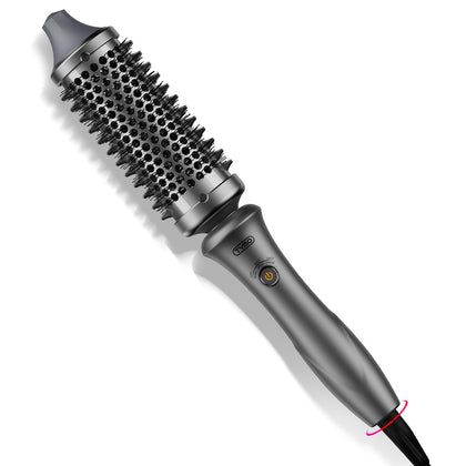 TYMO 2.0 Thermal Brush Curling Brush front view with ceramic barrel