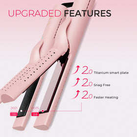 TYMO Airflow 2.0 Curling Iron Flat Iron lifestyle scene