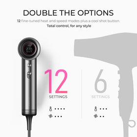 TYMO Blow Dryer with Comb smoothing nozzle detail