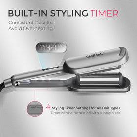 TYMO Curling Iron Hair Crimper Waver packaging display
