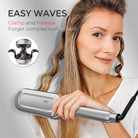 TYMO Curling Iron Hair Crimper Waver side view showing barrel