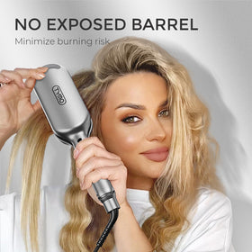 TYMO Curling Iron Hair Crimper Waver with heat setting indicator