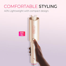 TYMO curling wand with anti-scald design