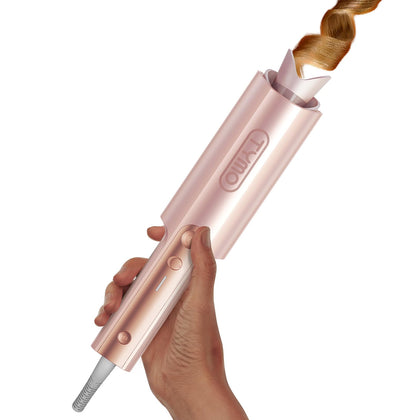 TYMO CurlPro Plus Automatic Curling Iron front view in Gold Blush