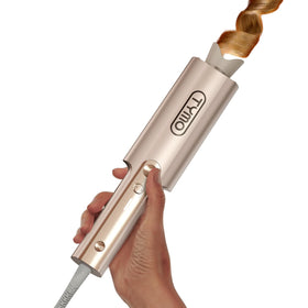 TYMO CurlPro Plus Automatic Curling Iron gold model front view