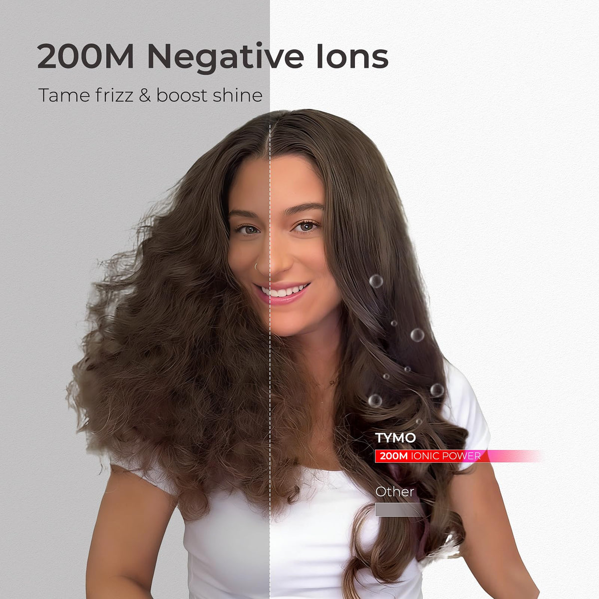 TYMO Hair Dryer Brush packaging display