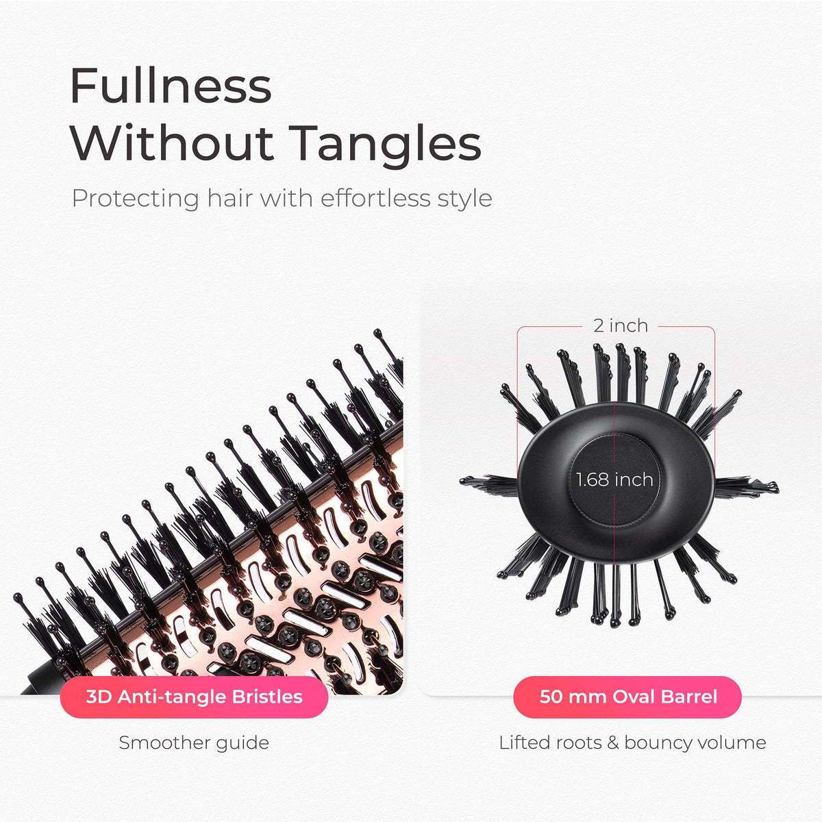 TYMO Hair Dryer Brush packaging display