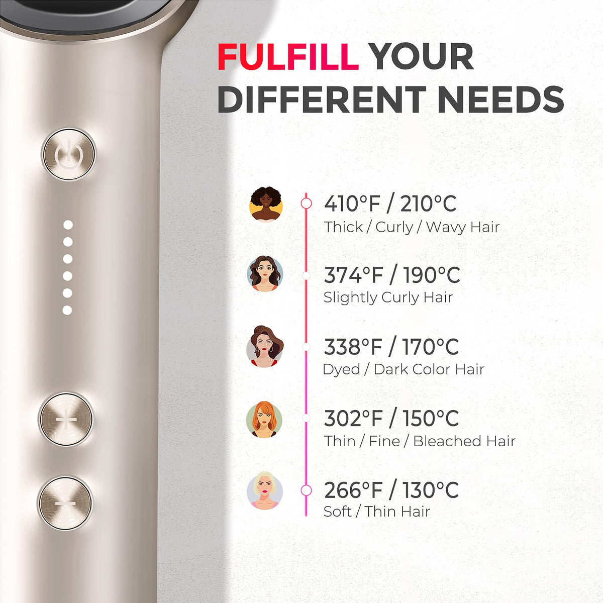 TYMO Hair Straightener Brush auto-off feature demonstration