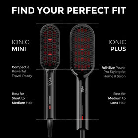TYMO Hair Straightener Brush back view