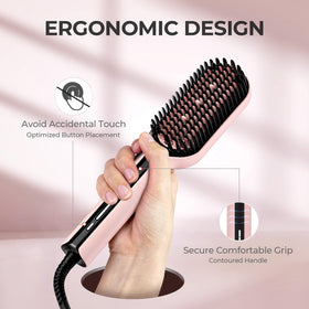 TYMO Hair Straightener Brush packaging