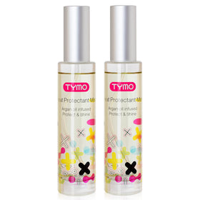 TYMO Heat Protectant Spray front view in glass bottle