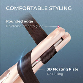 TYMO Mini Flat Iron showcasing portability